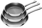 Henckels by ZWILLING Pfannenset Valley 3tlg. Edelstahl Silber