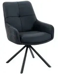 2er-Set Hela Stuhl Faro Stoff Schwarz