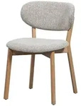 2er-Set DAHEIM Stuhl Udar Stoff Beige Natur