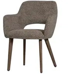 2er-Set DAHEIM Stuhl Murata Stoff Grau Taupe