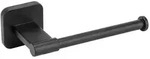 WENKO Toilettenpapierhalter Porto Edelstahl Schwarz