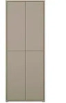 FORTE Garderobenschrank Alice Springs Dekor Grau Taupe