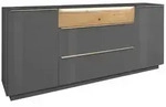 M&auml;usbacher Sideboard Nova Glas Grau Anthrazit
