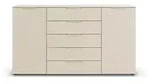 Kommode Flipp Dekor Beige Champagner