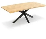 Elfo Esstisch Louisa 200 x 100 cm Holz Braun Eiche