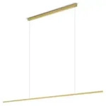 Helestra LED-Pendelleuchte Loopy Alu, Eisen, Stahl & Metall Gold