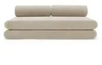 INNOVATION LIVING Schlafsofa Circlus mit R&uuml;ckenpolster Stoff Beige