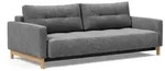 INNOVATION LIVING Schlafsofa Pyxis Deluxe Excess Stoff Grau Charcoal