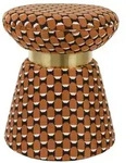 Zuiver Hocker Pin Stoff Rot