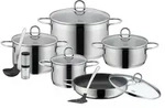 Silit Topfset Diamant 9tlg. Silber