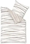 kaeppel Satin-Bettw&auml;sche Motion 135 x 200 cm Satin Beige Natur