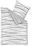 kaeppel Satin-Bettw&auml;sche Motion 135 x 200 cm Satin Grau