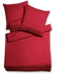 fleuresse Flanell-Bettw&auml;sche Lech 155 x 220 cm Flanell Rot
