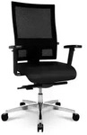 Sitness Drehstuhl Profi 200 Stoff Schwarz