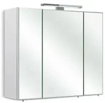 Pelipal Spiegelschrank 08 IV Dekor Wei&szlig;, Transparent Wei&szlig; / Spiegel