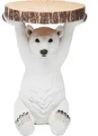 KARE DESIGN Beistelltisch Polar Bear 78943 Polyresin Wei&szlig;