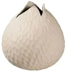ASA Selection Vase Yoko mit Relief 18 cm Keramik Beige Creme
