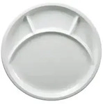 6er-Set CreaTable Fondueteller &Oslash; 27 cm Porzellan Wei&szlig;