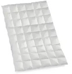 Centa-Star Ganzjahresbettdecke Golf von Alaska 135 x 200 cm Baumwolle Braun...