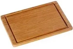 WMF Schneidebrett 38x25 cm Bambus Silber