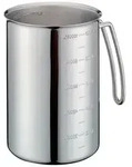 K&uuml;chenprofi Messbecher 1000 ml Edelstahl Silber