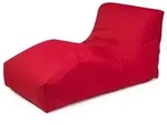 Outbag Sitzsack Liege Wave Polyester Rot