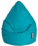 Sitting Point Sitzsack Beanbag Brava XXL Stoff Blau, Gr&uuml;n Petrol