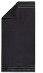 Vossen Duschtuch Cult de Luxe 67 x 140 cm Baumwolle Schwarz