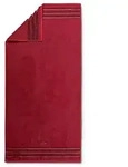 Vossen Duschtuch Cult de Luxe 67 x 140 cm Baumwolle Rot Rubin