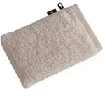 Vossen Waschhandschuh High Line 16 x 22 cm Baumwolle Wei&szlig; Ivory