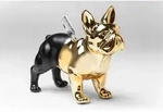 KARE DESIGN Spardose Bulldog Steingut Gold