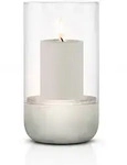 blomus Windlicht Calma Stein, Marmor, Granit Grau Hellgrau L (Large)