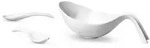 Villeroy & Boch Salatset Flow 3tlg. Porzellan Wei&szlig;
