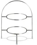 ASA Selection 2-st&ouml;ckige Etagere A Table Metall Silber Chrom
