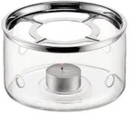 bodum St&ouml;vchen Bistro &Oslash; 14 cm Glas Silber Chrom
