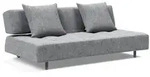 INNOVATION LIVING Schlafsofa Long Horn Excess Stoff Grau Granit