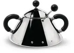 Alessi Zuckerdose &Oslash; 10,5 cm Edelstahl Schwarz