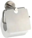 WENKO Toilettenpapierhalter Bosio Edelstahl Silber