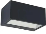 Eco-Light LED-Au&szlig;enwandleuchte Gemini Alu, Eisen, Stahl & Metall Grau Anthrazit