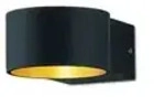 Trio LED-Wandleuchte Lacapo Metall Schwarz