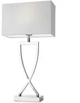 Villeroy & Boch Tischleuchte Toulouse Alu, Eisen, Stahl Metall Silber