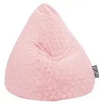 Sitting Point Sitzsack Beanbag fluffy hearts Stoff Rosa Rose XL (Extra Large)