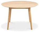 Actona Esstisch Nagano &Oslash; 120 cm Holz Braun Eiche
