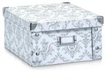 Aufbewahrungsbox Vintage 31 x 26 cm Papier Grau, Wei&szlig; Grau /
