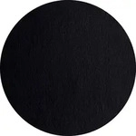 ASA Selection Tischset Leather Optic Fine &Oslash; 38 cm Kunststoff Schwarz