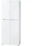 Germania Aktenschrank Monteria Glas Wei&szlig; / Silber