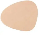 LINDDNA Tischset Nupo L Curve Leder Beige Sand (Large)