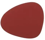 LINDDNA Tischset Nupo L Curve Leder Rot (Large)