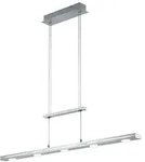 Trio LED-Pendelleuchte Lacal Metall Silber Nickel matt