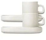 blomus Espressoset Pilar 4tlg. Keramik Beige